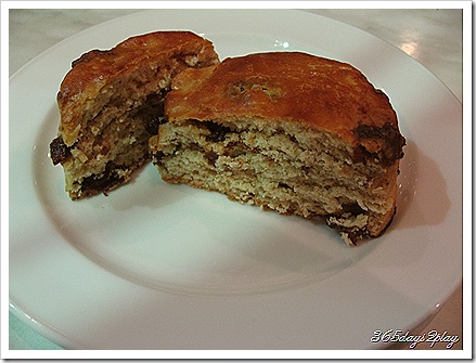 Raisin and Date Scone cross-section Raisin and Date Scone cross-section