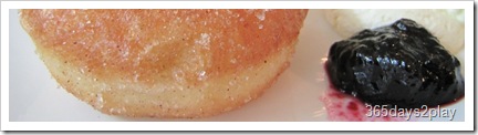 HotelIntercontinental jam donut with more jam HotelIntercontinental jam donut with more jam
