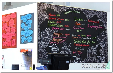 Scoop of Art  - Menu