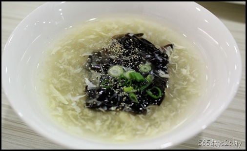 ToTT - Egg drop soup with Quail Egg ToTT - Egg drop soup with Quail Egg