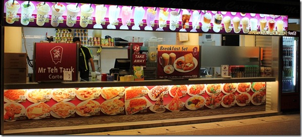 Mr Teh Tarik Pretty Shop Counter