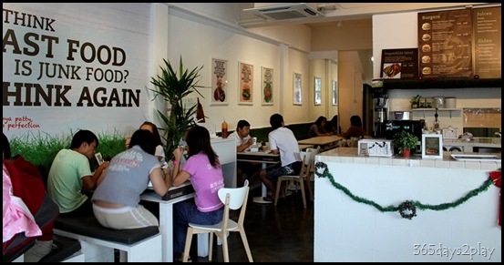 VeganBurg Seating Area VeganBurg Seating Area
